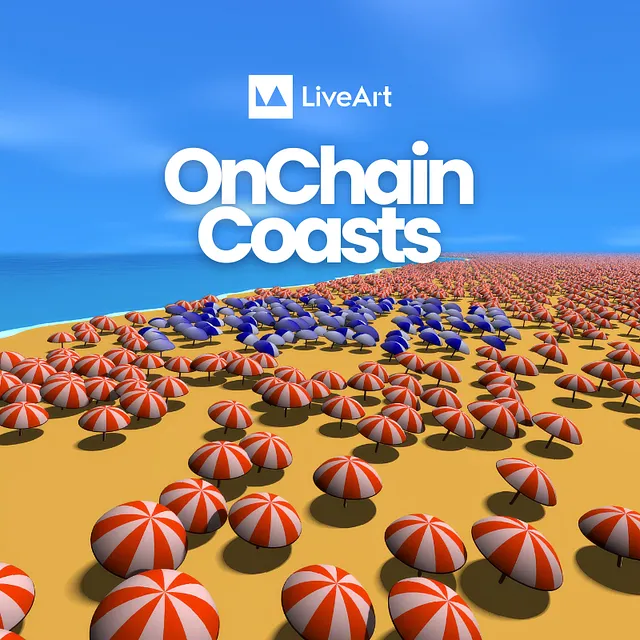 OnChain Coasts by LiveArt