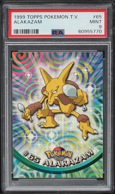 Check the actual price of your Alakazam Topps Pokemon card on