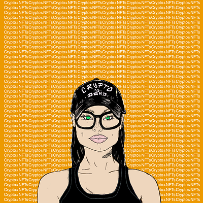 creative commons portrait crypto girl gravator