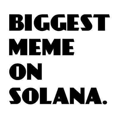 Biggest Meme On Solana - Magic Eden